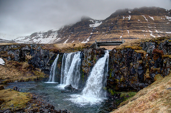 Waterfalls near Grundarfjorour, Iceland