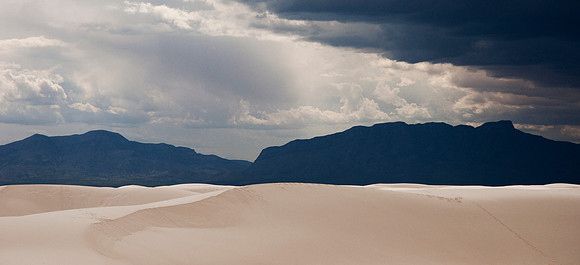 Storm over White Sands